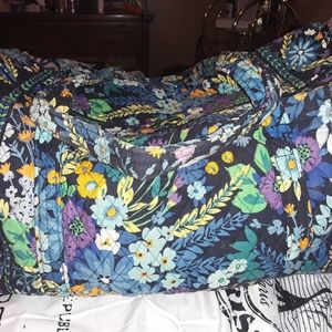 Vera Bradley midnight blues duffel bag
